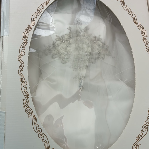 Strapless beaded wedding gown - Picture 6 of 6